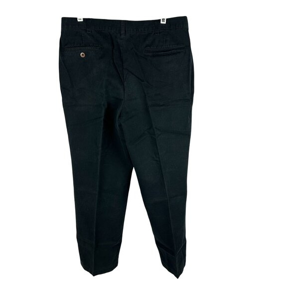 Farah Mens Black Cotton Chino Pants Size 34x29 - Picture 2 of 5
